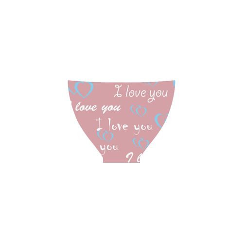 I LOVE YOU : Artistic bikini collection / Vintage 60s fashion - inspired Art Custom Bikini Swimsuit