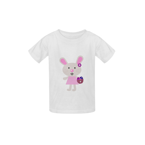 Elegant designers mini t-shirt edition with little pink bunny Kid's  Classic T-shirt (Model T22)