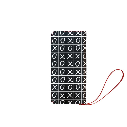 OXO Game - Noughts and Crosses Women's Clutch Wallet (Model 1637)