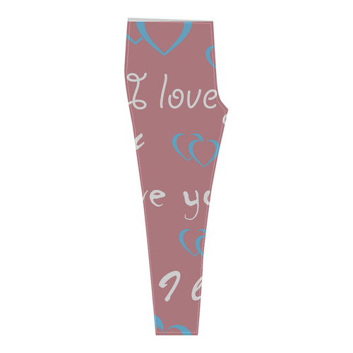 Crazy heart-shaped elegant wild Old Vintage designers edition 2016 Cassandra Women's Leggings (Model L01)