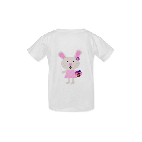 Elegant designers mini t-shirt edition with little pink bunny Kid's  Classic T-shirt (Model T22)