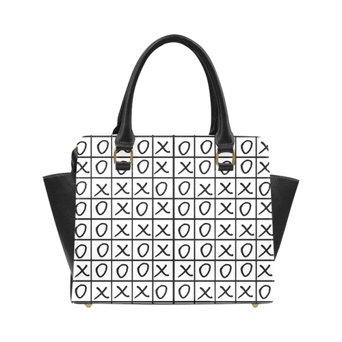 OXO Game - Noughts and Crosses Classic Shoulder Handbag (Model 1653)