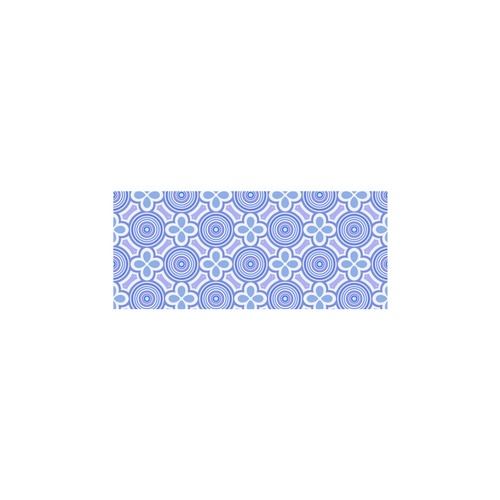 Geoemtric Pattern purple and blue Sleeveless Splicing Shift Dress(Model D17)