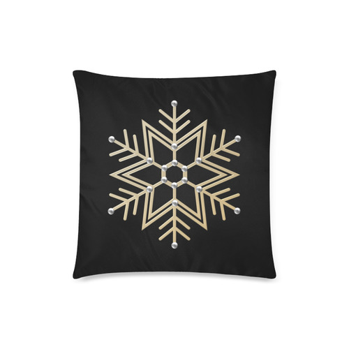 Winter Metallic Silver & Gold Snowflake