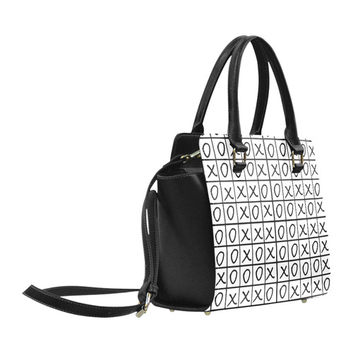 OXO Game - Noughts and Crosses Classic Shoulder Handbag (Model 1653)