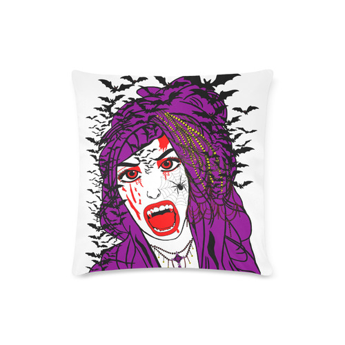 All Vamped up Custom Zippered Pillow Case 16"x16"(Twin Sides)