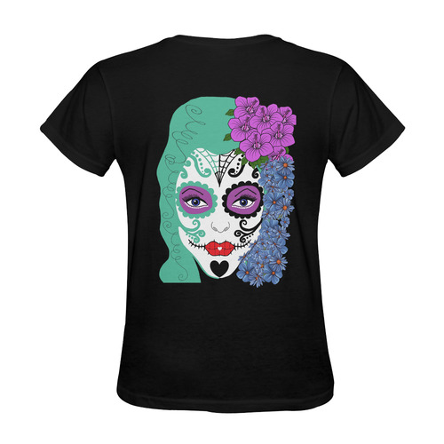 mamma sugar skull Sunny Women's T-shirt (Model T05)