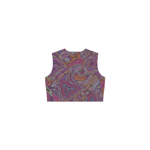 color chaos 6 Eos Women's Sleeveless Dress (Model D01)