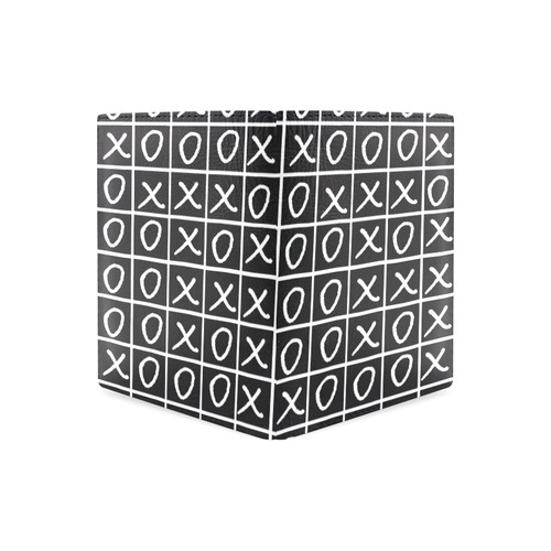 OXO Game - Noughts and Crosses Men's Leather Wallet (Model 1612)