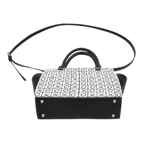 OXO Game - Noughts and Crosses Classic Shoulder Handbag (Model 1653)