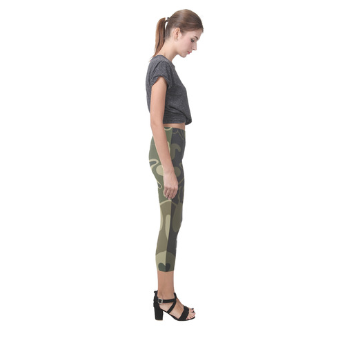 Camouflage Leggings : New in our designers SHOP : 2016 Fashion Capri Legging (Model L02)