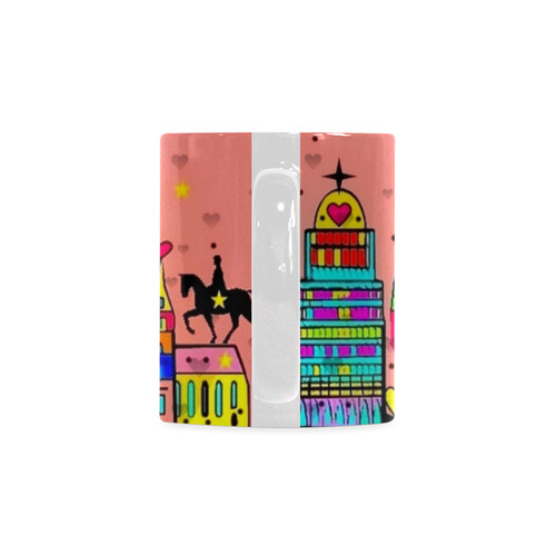 Hannover Popart by Nico Bielow White Mug(11OZ)