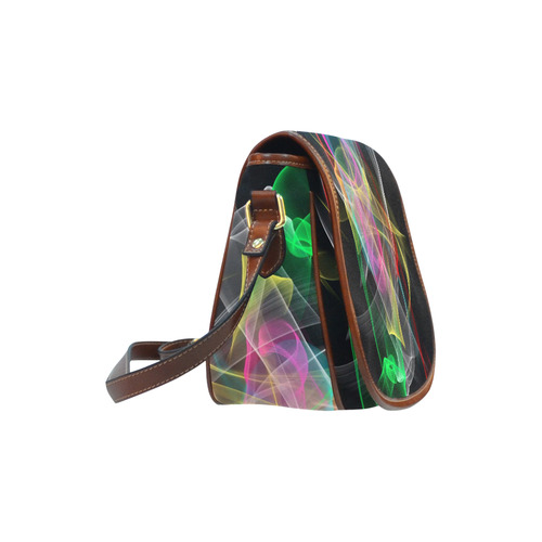 Sound of colors by Nico Bielow Saddle Bag/Small (Model 1649) Full Customization