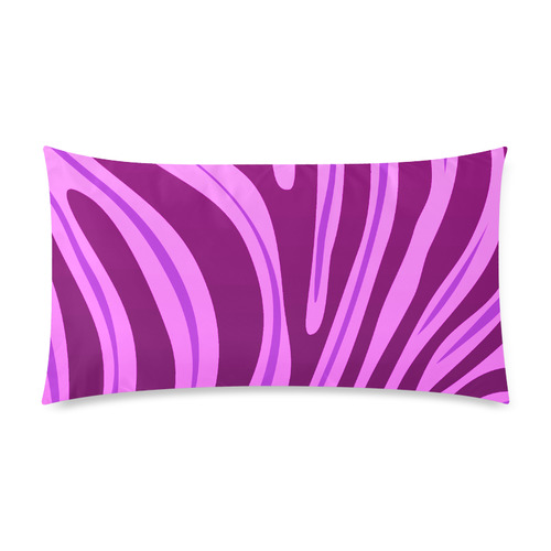 Young, wild and Purple! Safari lines in Plum tones. WE LOVE PURPLE! Custom Rectangle Pillow Case 20"x36" (one side)