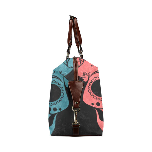 Womens Suger Skull Grunge Classic Travel Bag (Model 1643) Remake