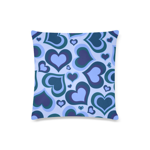 New DESIGN ATELIER Pillow edition : Cobalt Blue and White elegant WINTER LOVE ART : 2016 Custom Zippered Pillow Case 16"x16"(Twin Sides)