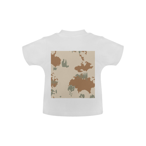 Little boy brown designers T-Shirt army edition 2016 / Original designers Shop : NEW ARRIVALS Baby Classic T-Shirt (Model T30)