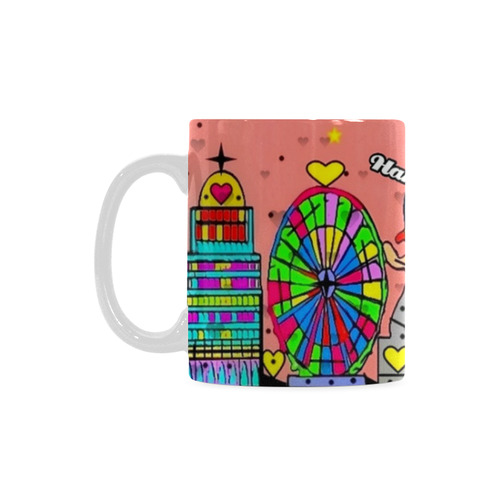 Hannover Popart by Nico Bielow White Mug(11OZ)