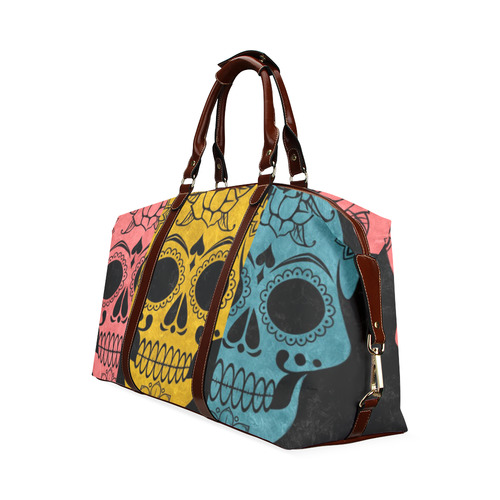 Womens Suger Skull Grunge Classic Travel Bag (Model 1643) Remake