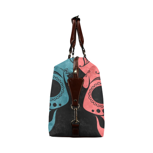 Womens Suger Skull Grunge Classic Travel Bag (Model 1643) Remake