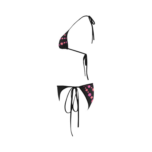 Pink Blossom Flowers Custom Bikini Swimsuit