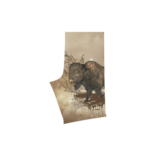 Awesome bison on vintage background Men's Swim Trunk (Model L21)