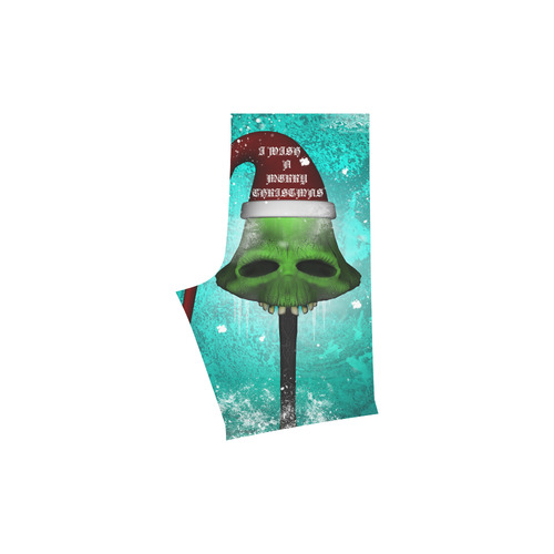 Funny skull mushroom with christmas hat Men's Swim Trunk (Model L21)