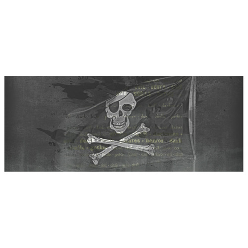 Vintage Skull Pirates Flag White Mug(11OZ)