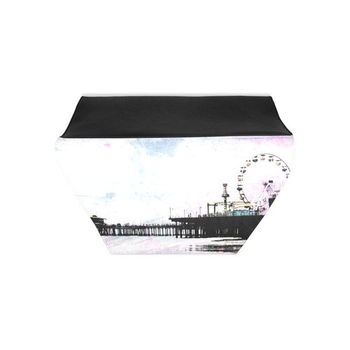 Pink Grunge Santa Monica Pier Clutch Bag (Model 1630)