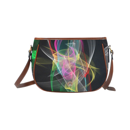 Sound of colors by Nico Bielow Saddle Bag/Small (Model 1649) Full Customization