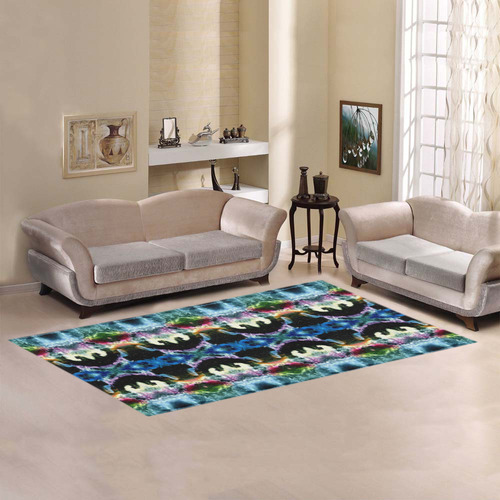 In Space Pattern Area Rug 7'x3'3''