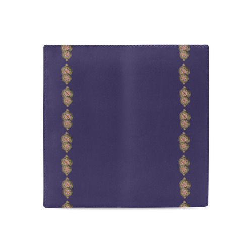 K107 Bronze / Golden Medallion Shield Women's Leather Wallet (Model 1611)