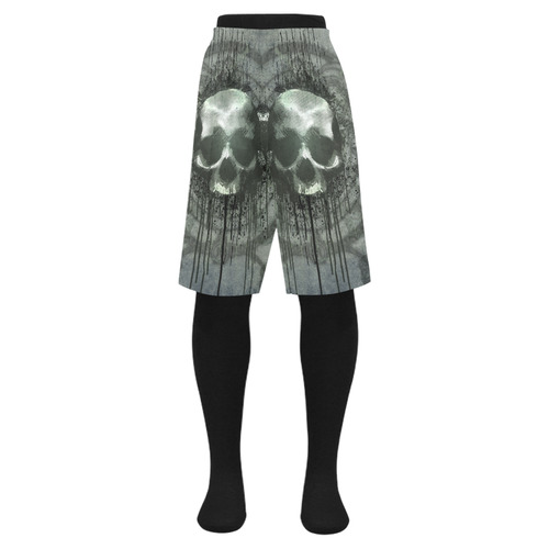 Awesome skull with bones and grunge Men's Swim Trunk (Model L21)
