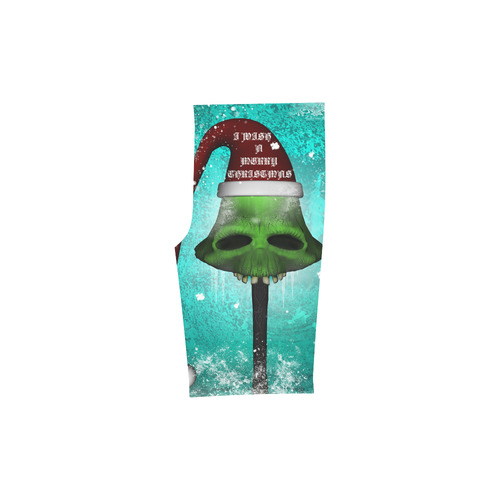 Funny skull mushroom with christmas hat Men's Swim Trunk (Model L21)