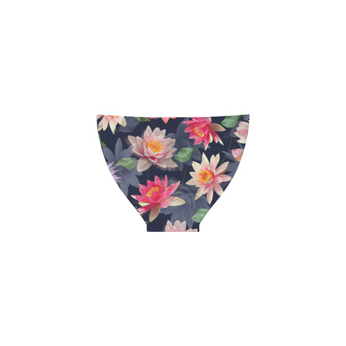 Lotus Flower Pattern-2 Custom Bikini Swimsuit