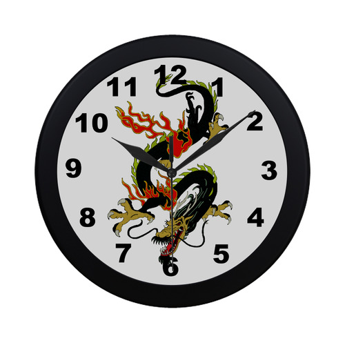 Chinese Dragon Fantasy Black