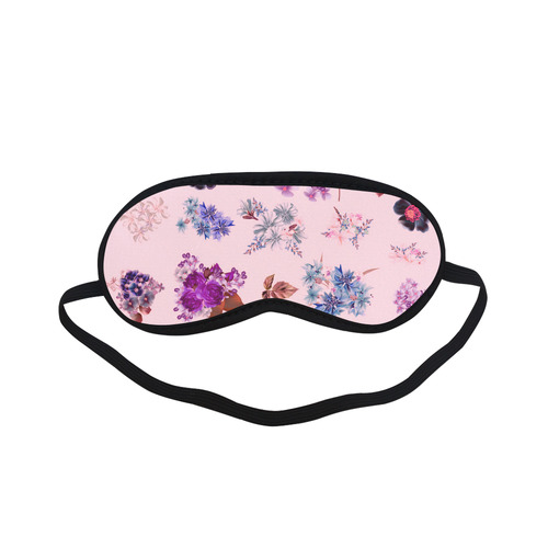 New artistic floral edition of Designers eye mask : Black Vintage edition Sleeping Mask