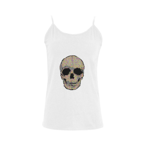 The Living Skull Women's Spaghetti Top (USA Size) (Model T34)