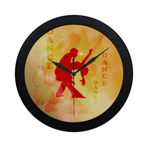 The dancing copuple Circular Plastic Wall clock