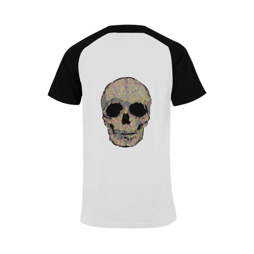 The Living Skull Men's Raglan T-shirt Big Size (USA Size) (Model T11)
