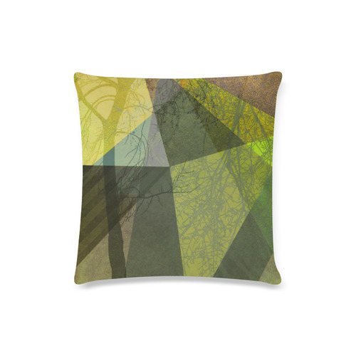 Green Yellow P24-C-P3_ Custom Zippered Pillow Case 16"x16"(Twin Sides)