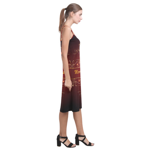 Merry christmas Alcestis Slip Dress (Model D05)