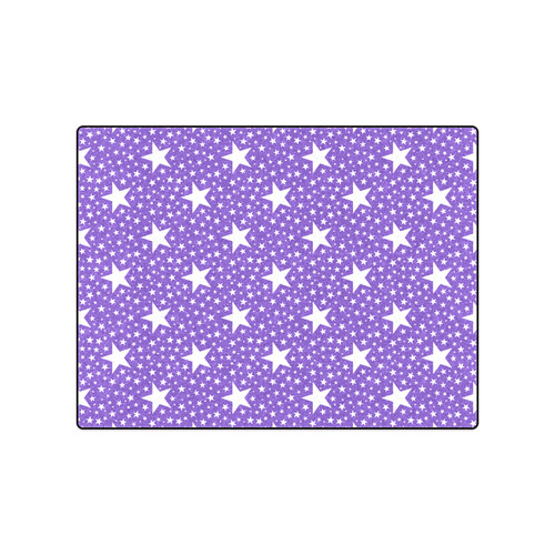 Different Size Stars seamless pattern white Blanket 50"x60"