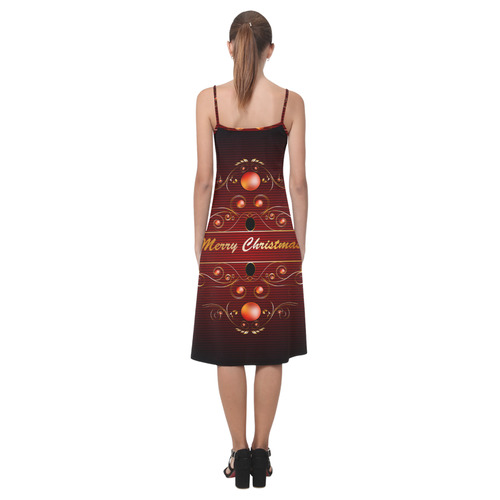 Merry christmas Alcestis Slip Dress (Model D05)