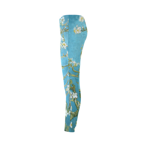 Vincent Van Gogh Blossoming Almond Tree Cassandra Women's Leggings (Model L01)