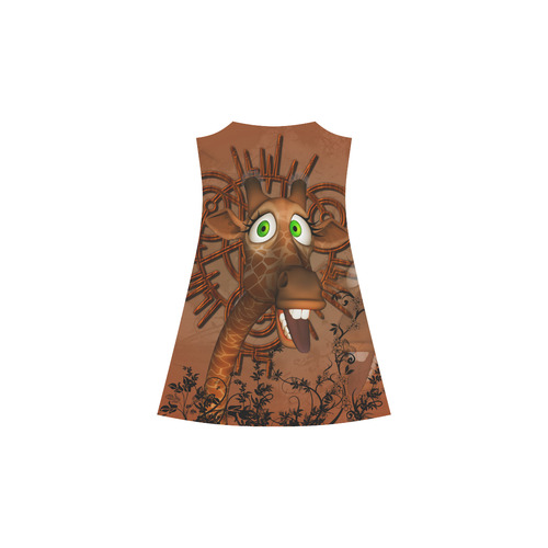 Sweet, happy giraffe Alcestis Slip Dress (Model D05)