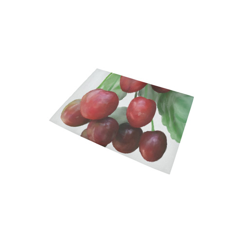 Sour Cherries, watercolor Area Rug 2'7"x 1'8‘’