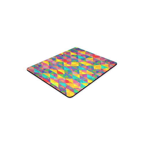 Colorful Abstract Christmas New Year Celebration Rectangle Mousepad