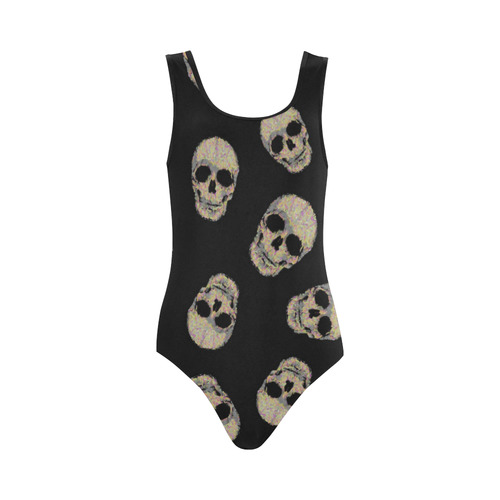 The Living Skull Vest One Piece Swimsuit (Model S04)