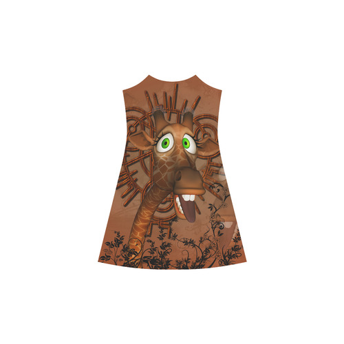 Sweet, happy giraffe Alcestis Slip Dress (Model D05)